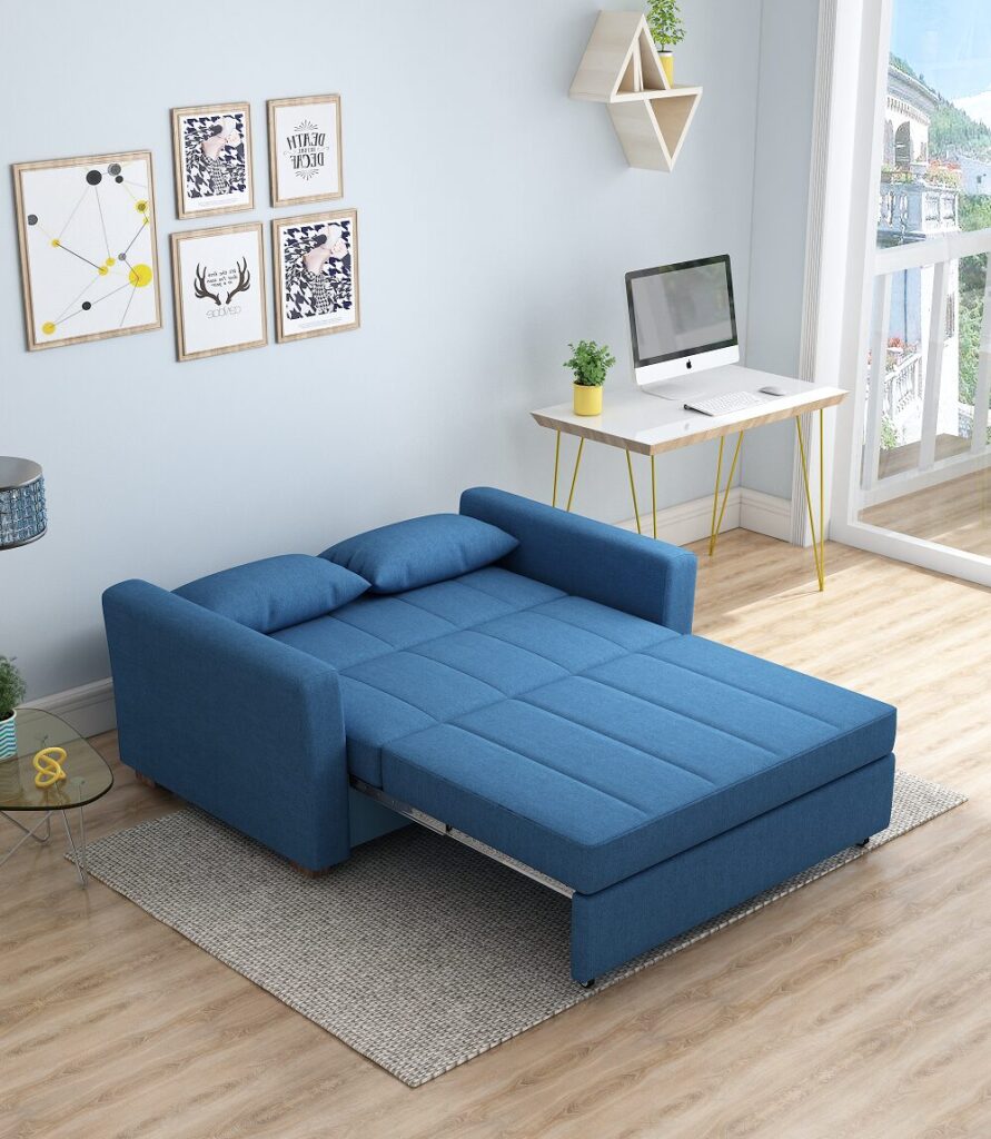 Bambillo Milano Pullout Sofa Bed With Curved Arm Support - Bseated